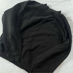 Lululemon Chill On Black Crewneck Sweatshirt